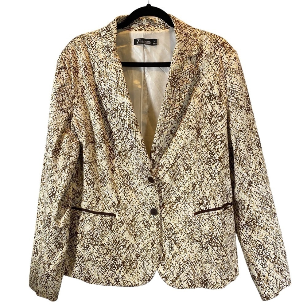 7th Avenue Suiting Collections NY&Co plus size 18 lined 2 button Blazer Jacket